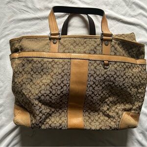 Coach Signature Brown Tote Bag